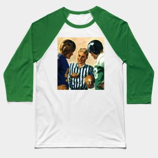 Vintage Sports, Football Referee Coin Toss Baseball T-Shirt